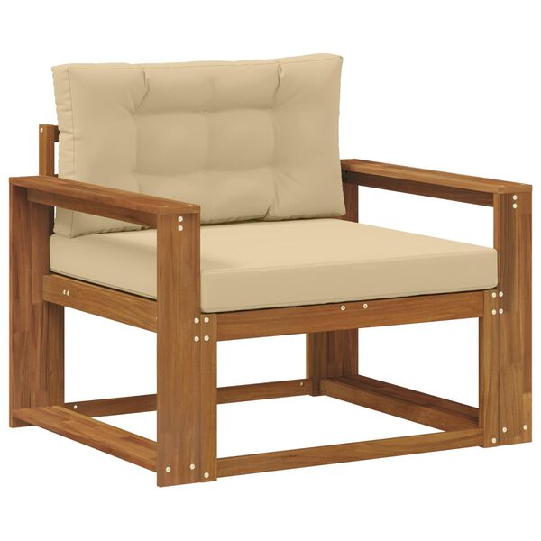 vidaXL Udend&oslash;rs Mellem Sofa Massivt Akacietr&aelig; Naturfarvet