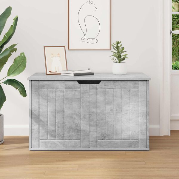 vidaXL Kat Hus Beton 85 x 55 x 50,5 cm Konstrueret tr&aelig;