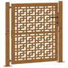 vidaXL havel&aring;ge 100x100 cm vejrbestandigt st&aring;lkorsdesign
