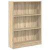 vidaXL bogreol 80x24x109 cm konstrueret tr&aelig; sonoma-eg