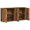 vidaXL Sideboard 2 pcs Gammelt tr&aelig; 79 x 38 x 80 cm Konstrueret tr&aelig;