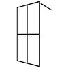 vidaXL bruseafsk&aelig;rmning 140x195 cm h&aelig;rdet glas matteret