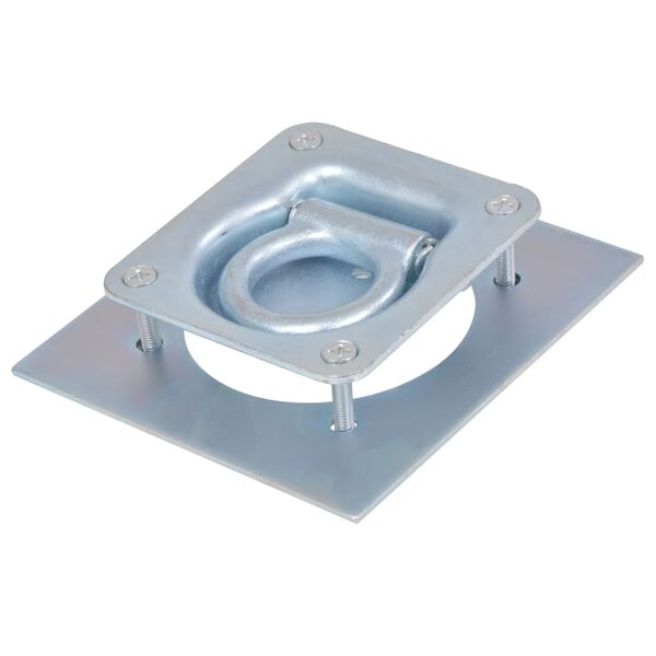 vidaXL surringsringe til trailer 8 stk. galvaniseret st&aring;l 2000 kg