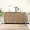 vidaXL Sideboards 2 pcs artisan eg 70 x 41 x 75 cm Konstrueret tr&aelig;
