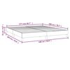 vidaXL Boxspring sengeramme 180x200 cm kunstl&aelig;der hvid