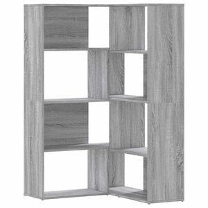 vidaXL bogreol til hj&oslash;rne 85x85x140 cm 4 hylder konstrueret tr&aelig;