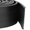 vidaXL Garage D&oslash;r T&aelig;tning Sort 70 x 6 mm 4,5 m PVC