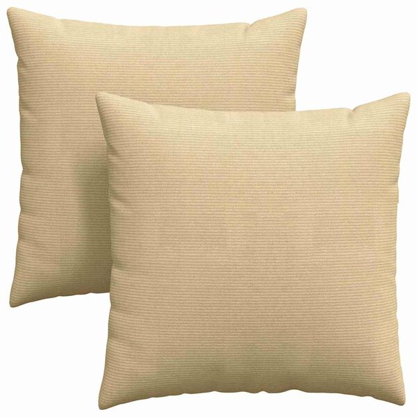 vidaXL Sofapuder 2 pcs Gr&aring;gr&oslash;n 60 x 60 cm Velourstof