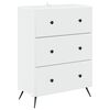 vidaXL Skuffeskab Hvid 66 x 34,5 x 90 cm Konstrueret tr&aelig;