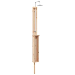 vidaXL Udend&oslash;rs bruser 246 cm Massivt fyrretr&aelig; og rustfrit st&aring;l