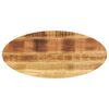 vidaXL bordplade 110x40x2,5 cm oval massivt mangotr&aelig;
