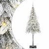 vidaXL Juletr&aelig; med 300 LED'er med stativ Hvid 180 cm PE og St&aring;l