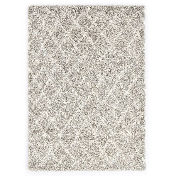 vidaXL shaggy t&aelig;ppe Berber PP 160 x 230 cm sandfarvet og beige