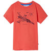 vidaXL T-shirt til b&oslash;rn str. 128 r&oslash;d