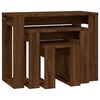 vidaXL indskudsborde 3 stk. konstrueret tr&aelig; brun egetr&aelig;sfarve