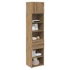 vidaXL Highboard Artisan Egetr&aelig; 50 x 42,5 x 225 cm Konstrueret tr&aelig;