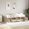 vidaXL daybed med skuffer uden madras 100x200 cm sonoma-eg