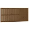 vidaXL sengegavl 185x3x90 cm massivt fyrretr&aelig; gyldenbrun