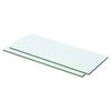vidaXl hylder 2 stk. glaspanel 50 x 15 cm klar