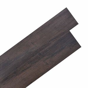 vidaXL Gulvplanker M&oslash;rk Brun 5,02 m&sup2; 36 stk. PVC