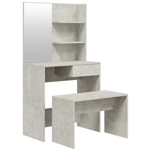 vidaXL konsolbords&aelig;t 74,5x40x141 cm betongr&aring;