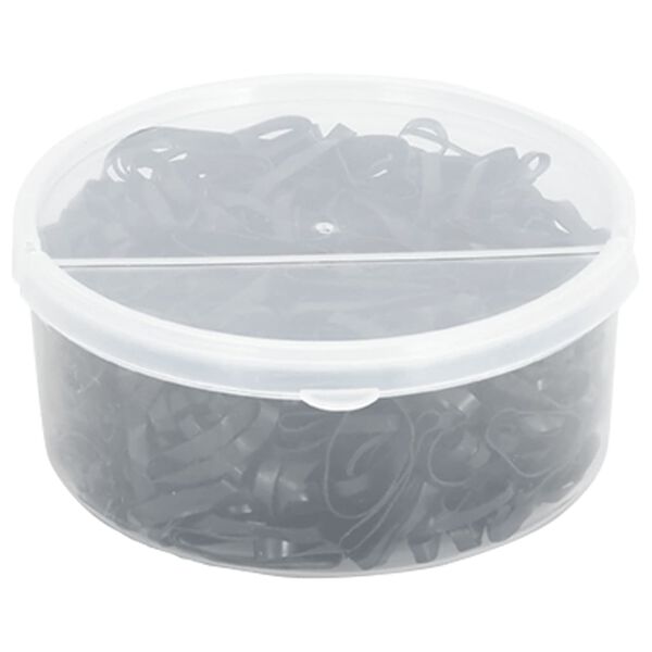 vidaXL manelastikker til heste 400 stk. silikone sort