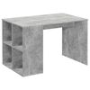 FMD skrivebord med sidehylder 117 x 73 x 75 cm betongr&aring;