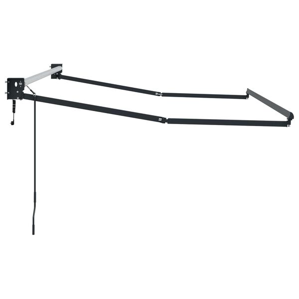 vidaXL Elektrisk Utr&aelig;kkelig Markiseramme Antracit 3 x 2 m Aluminium