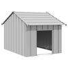 vidaXL hundehus med tag 83x130x85 cm galvaniseret st&aring;l