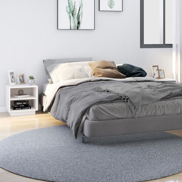 vidaXL sengeborde 2 stk. 40x34x40 cm massivt fyrretræ hvid