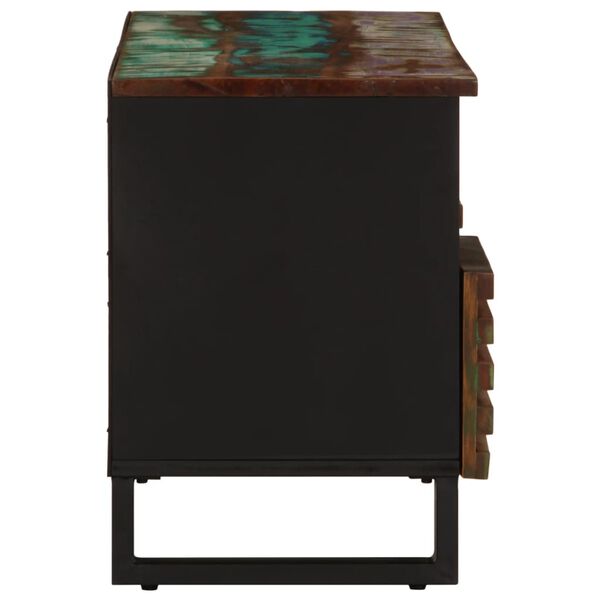 vidaXL tv-bord 100x34x46 cm massivt akacietræ