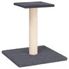 vidaXL kradsetr&aelig; med platform 38 cm m&oslash;rkegr&aring;