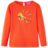 vidaXL Lang&aelig;rmet T-shirt til b&oslash;rn str. 116 orange