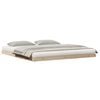 vidaXL Gulv seng ramme Naturfarvet 180 x 220 cm Massiv fyrretr&aelig;