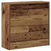vidaXL Sko skab 60 x 21 x 57 cm Konstrueret tr&aelig; Gammelt tr&aelig;