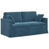 vidaXL Sofa Bl&aring; 158 x 78 x 80 cm Fl&oslash;jl