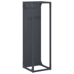 vidaXL br&aelig;ndestativ 25x25x80 cm koldvalset st&aring;l antracitgr&aring;