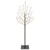 vidaXL LED juletr&aelig; Sort 120 cm St&aring;l 100 LED'er