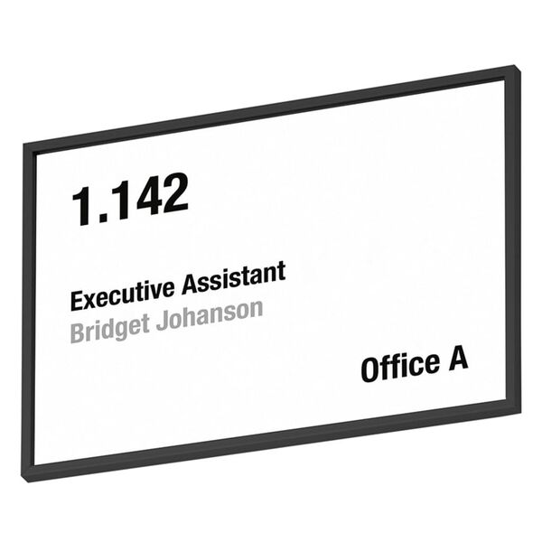 MOEDEL d&oslash;rskilt A6 sort