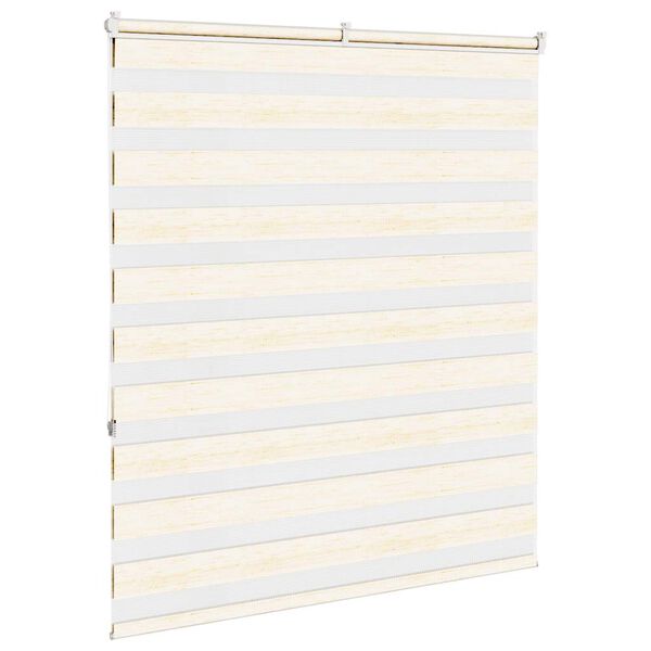 vidaXL zebragardin marmorbeige 130x150 cm stofbredde 125,9cm polyester