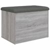 vidaXL skob&aelig;nk 62x42x45 cm konstrueret tr&aelig; gr&aring; sonoma-eg