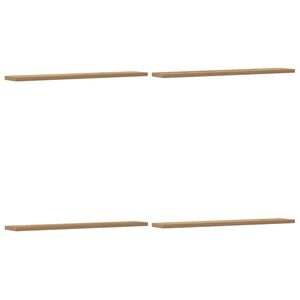 vidaXL v&aelig;ghylder 4 stk. 60x20x1,5 cm konstrueret tr&aelig; kunsteg