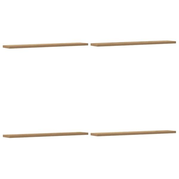 vidaXL v&aelig;ghylder 4 stk. 60x20x1,5 cm konstrueret tr&aelig; kunsteg