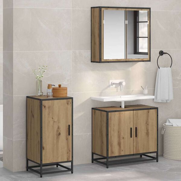 vidaXL Sideboard Artisan Egetr&aelig; 35,5 x 35 x 76 cm