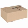 vidaXL Foldbar Kasse 50 stk. Naturfarvet 25 x 17,5 x 10 cm Pap