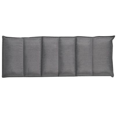 vidaXL foldbar loungemadras til gulv stof grå