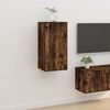 vidaXL v&aelig;gh&aelig;ngt tv-skab 40x34,5x80 cm r&oslash;get egetr&aelig;