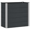 vidaXL H&oslash;jbed Sort 100 x 50 x 91 cm WPC og Aluminium