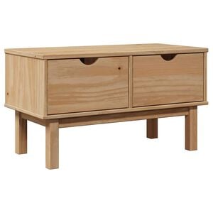 vidaXL entr&eacute;b&aelig;nk OTTA 80x40x45 cm massivt fyrretr&aelig;