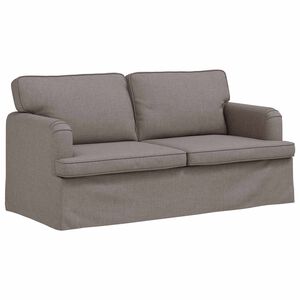 vidaXL Sofa Gr&aring;brun 162 x 80 x 85 cm Stof